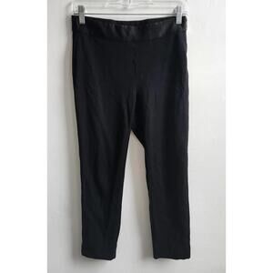 Everlane Black Career Croped Black Pants Side Zip Size 2